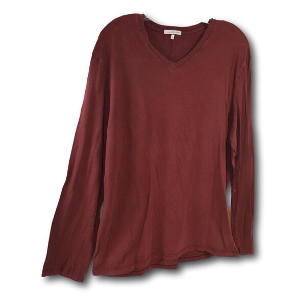 James Perse Long Sleeve V-Neck T-Shirt Size: 4 - Picture 1 of 2